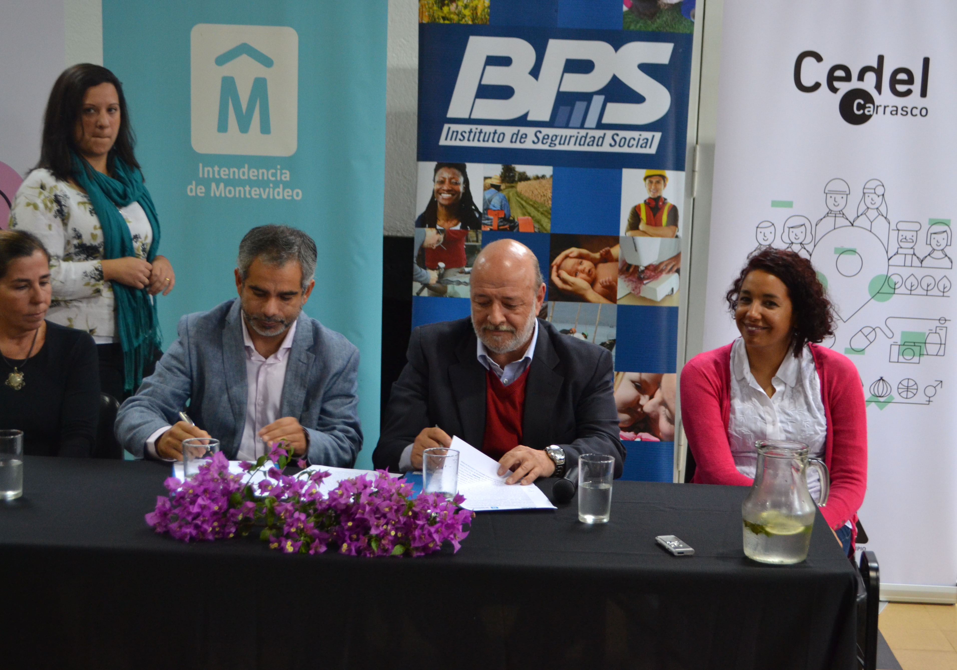 Inauguración de Sala de Lactancia Cedel y firma Convenio entre BPS - IM